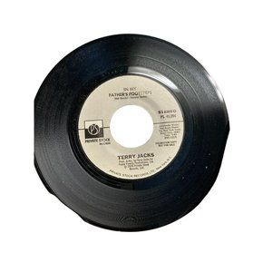 Vintage 7” 45 RPM vinyl record Terry Jacks in my father's footsteps
